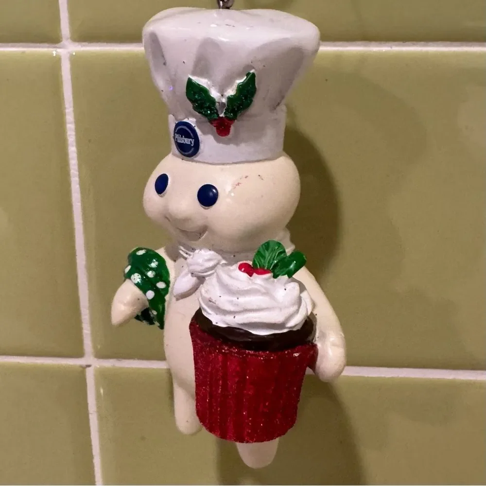 Danbury Mint The Pillsbury Doughboy Glitter Ornament - No Box